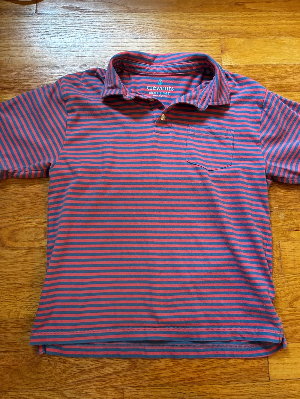 Crewcuts Striped Polo 10/11